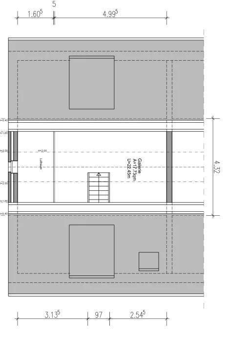 Moderne Ferienwohnung mit Loft-Charakter in Wenningstedt - Grundriss_Galerie (17255)