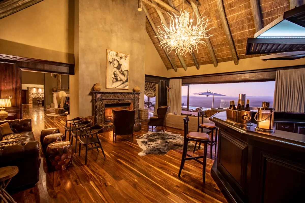 Bar with a unique and changing view