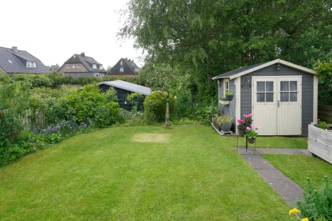 VERKAUFT: Ihr persönliches Inselglück – Doppelhaushälfte in Morsum - Garten (16847)