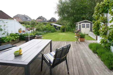 VERKAUFT: Ihr persönliches Inselglück – Doppelhaushälfte in Morsum - Terrasse und Garten (16844)