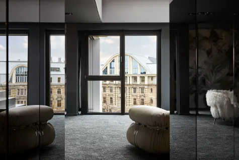 M84 – Exquisites Penthouse-Loft mit New York Flair - Lounge Area (18534)