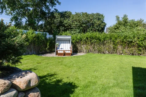 Historisches Flair, moderner Komfort – Ihre Ferienwohnung in Alt-Westerland - Garten (17751)