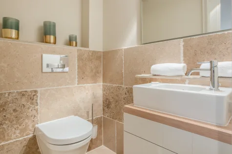 Historisches Flair, moderner Komfort – Ihre Ferienwohnung in Alt-Westerland - Gäste-WC (17739)