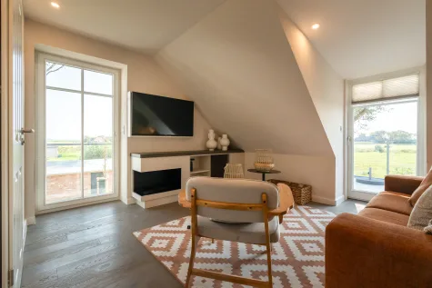 Auszeit Wohnen Westerhever | Kleihörn NR° XV - Wohnzimmer (16529)