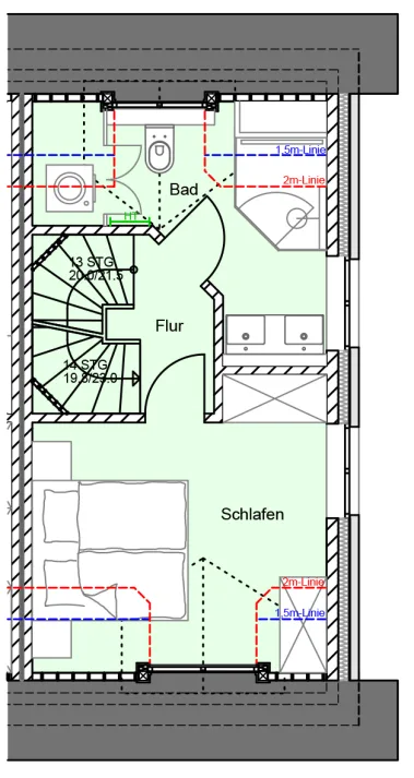 Ferienhausteil aus 2022 in zentraler Lage in Westerland - Grundriss_OG (17052)