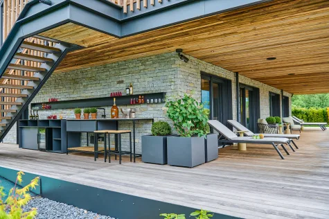 Traumhaftes Wohnen: Erleben Sie die Villa FOREVER in Kitzbühel - Outdoor Küche (16246)