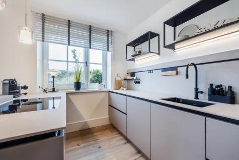 Exklusive Doppelhaushälfte direkt hinter der Düne zum Weststrand (Hausteil 4/Ferienwohnung) - Bild (17356)