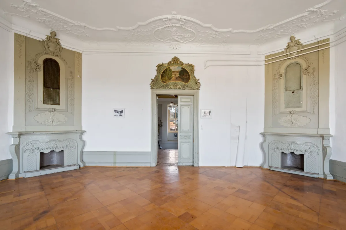 herrschafliches Kaminzimmer Schloß Seußlitz