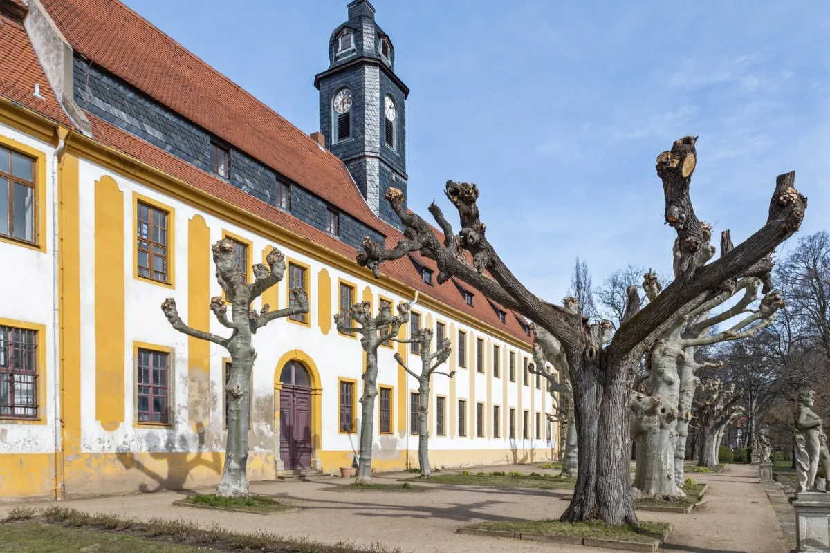 Ansicht Sietenflügel Schloß Seußlitz