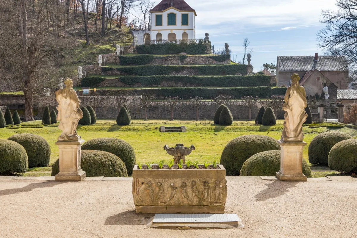 Blick in den Schloßgarten