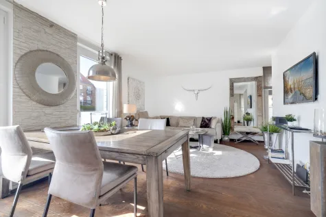Villa Strauch: Großzügige 3-Zimmer-Wohnung mit Terrasse in Strandnähe von Westerland - Bild (18024)