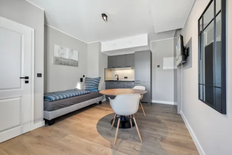 Dunes Residences – Ihr Rückzugsort am Meer: Charmantes Microapartment im Untergeschoss - Titelbild (16400)