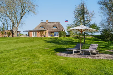 Reetdach | Ruhe | Weitblick - Gartenansicht (16431)